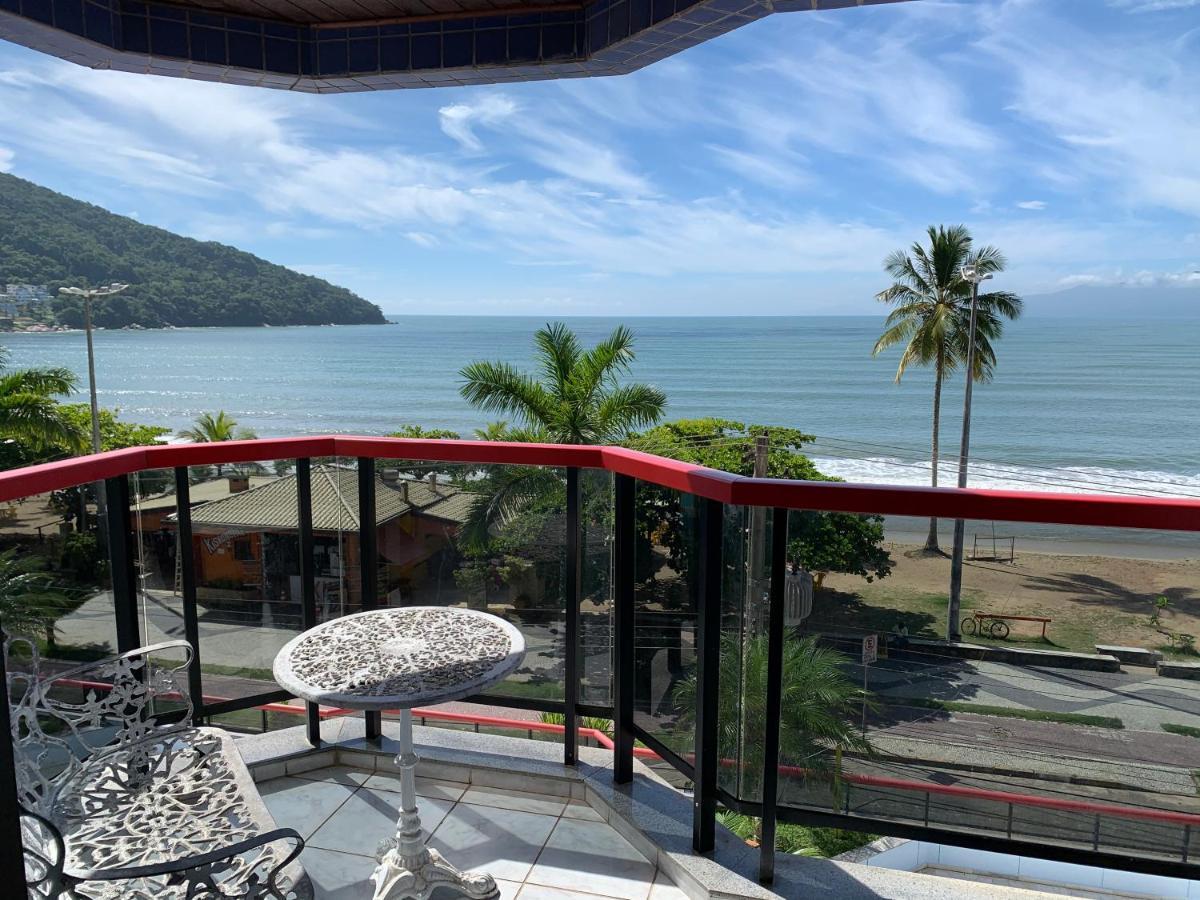 Ferienwohnung Martim De Sa De Frente Pro Mar Caraguatatuba Exterior foto